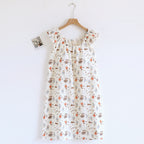 Womens Cotton Gauze Breast Pads Camisole Dress