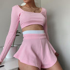 New Women's Fashion Suit Two Piece Set