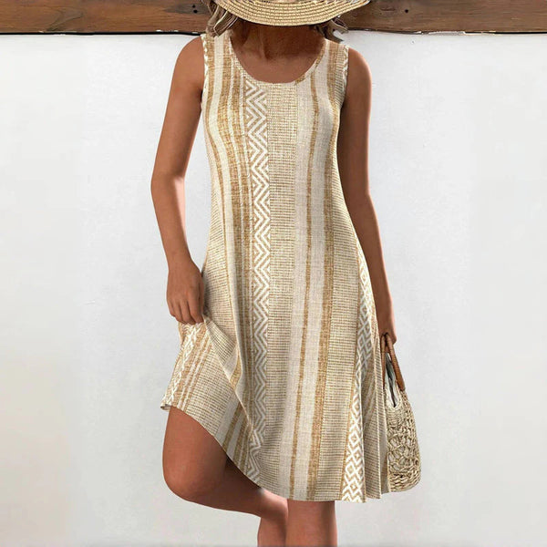 Summer Sleeveless Vest Texture New Loose Dress
