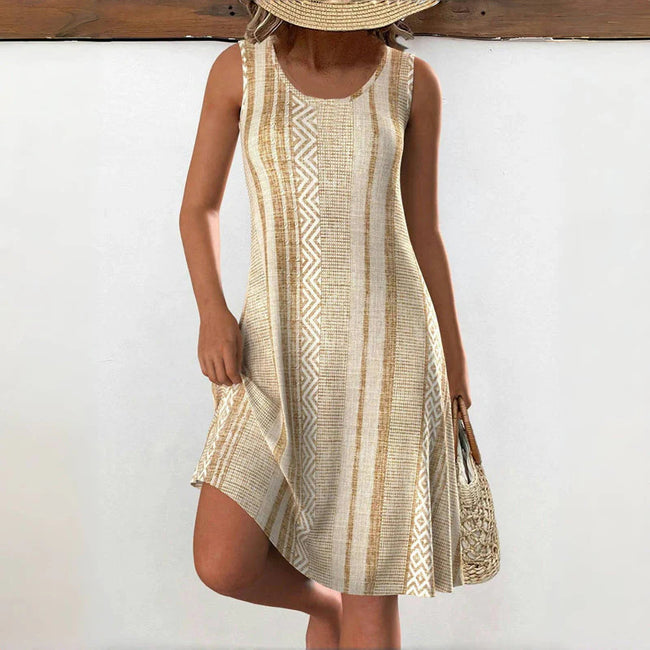 Summer Sleeveless Vest Texture New Loose Dress Hover Image