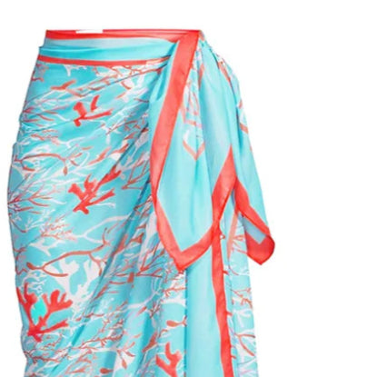 Women's Slim Split Floral Bikini Suit Main Image