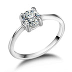Couple Fashion Zircon Personality Wedding Rings