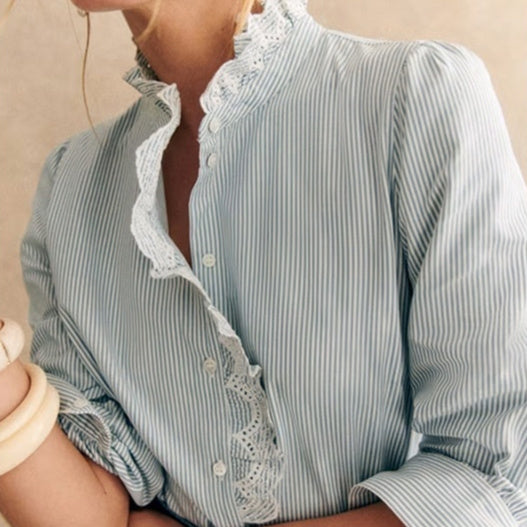 Shiying Single Row Multi-buckle Shirt For Women Hover Image