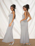 Super Long Strap Fishtail Dress Women