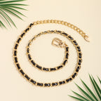 High Sense Waist Chain Metal Lady Versatile Decorative Belt Thin Chain With Skirt Suit Belt Body Chain