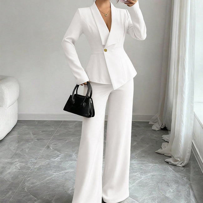Women's Casual Pants Suit Two-Piece Set Main Image