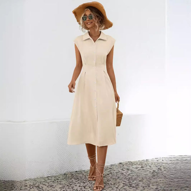 Women's Waistcoat Shirt Dress Hover Image