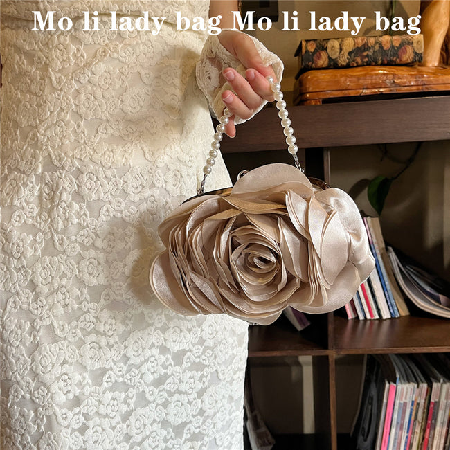 New Chinese Retro Dinner Bag Flower Clutch Women's Bag Hover Image