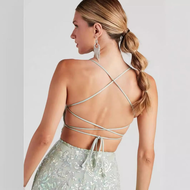 Sequin Nightclub Party Dress Main Image