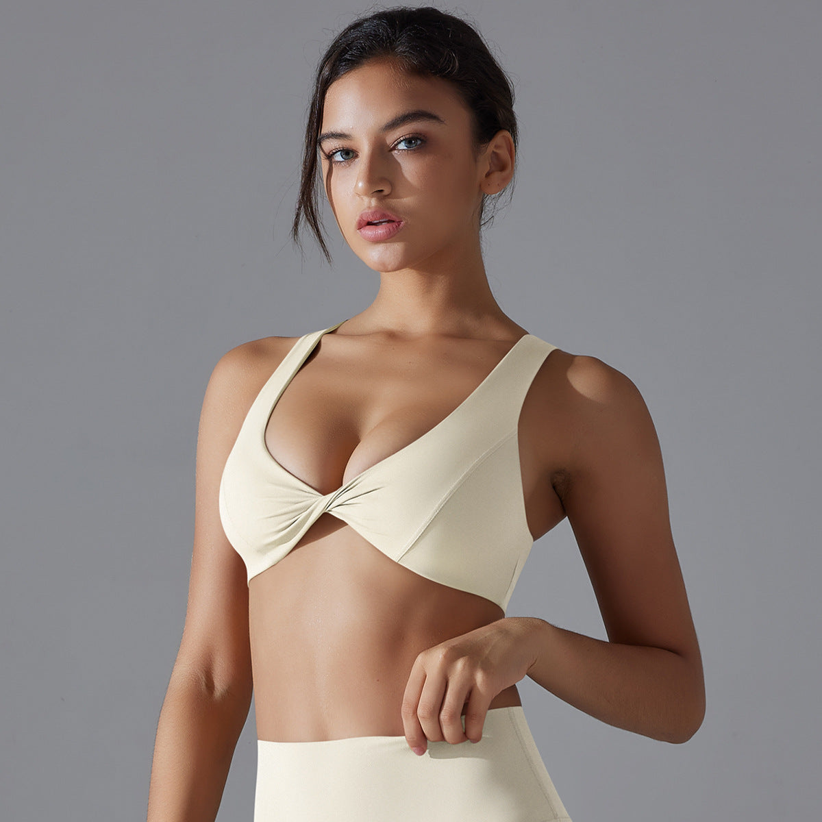 Solid Color Fashion Yoga Clothes Bra For Women