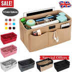 Women Ace Organizer Handbag Felt Travel Bag Insert Liner Makeup Organiser Pouch