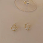 Mango Jewelry Pearl High-end Earrings Women
