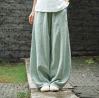 Tight Waist Plus Size Loose Trousers Women Casual Pants