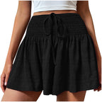Stylish And Minimalist Drawstring Shorts For Women