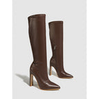 Pointed Toe High Heels With Slender Stiletto Heels That Create A Slimming Lookknight Boots