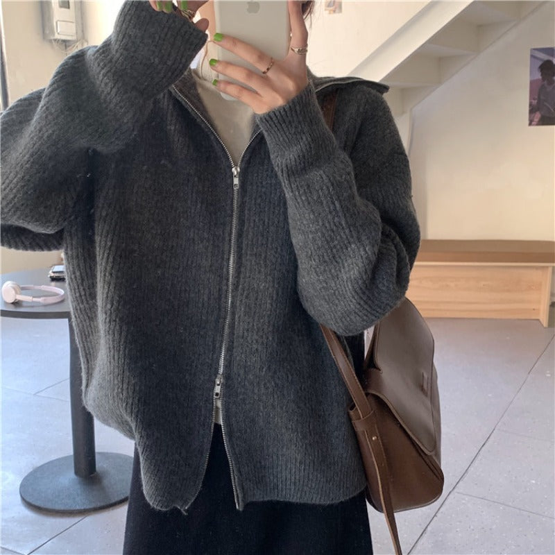 Turtleneck Thick Sweater Women All-match