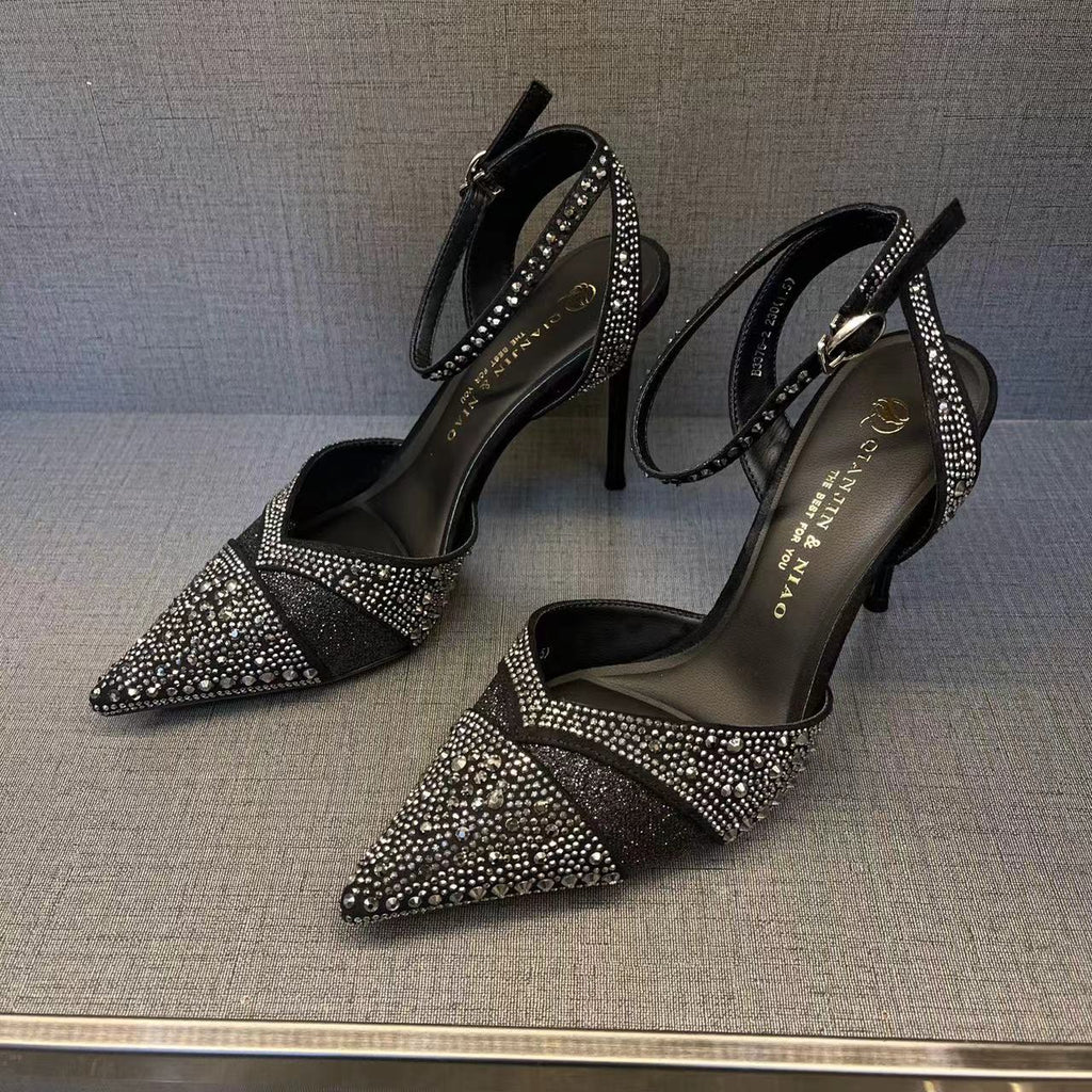Women's Hollow High Heels With Red Sole