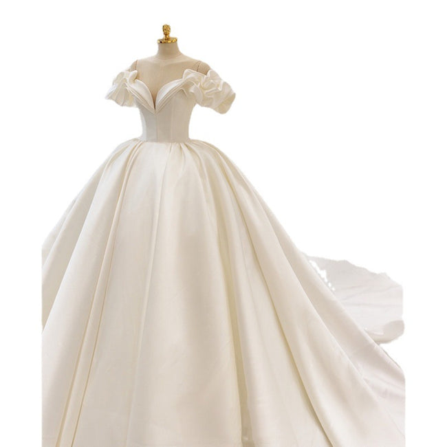French Bride Small Premium Wedding Dress Main Image