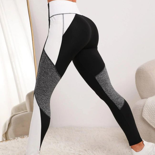 Yoga Pants European And American Stitching Running Pants Women Hover Image