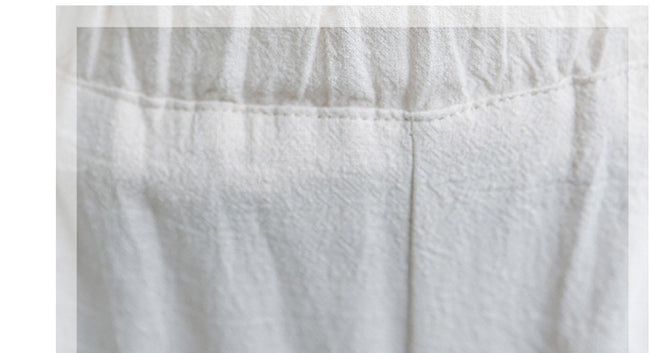 Summer Cotton And Linen Lantern Large Size Loose Trousers Women Leisure Pants Fat Trousers Main Image