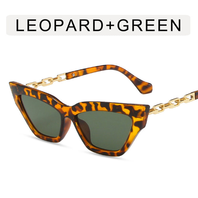 Chain Leg Cat Eye Sunglasses For Women Main Image