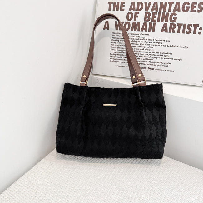 Casual Minimalist Stylish Tote Bag For Women Hover Image