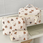 Bow-knot Flower Large-capacity Makeup Bag