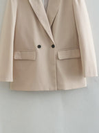 Women's Street Fashion Temperament Two Button Blazer