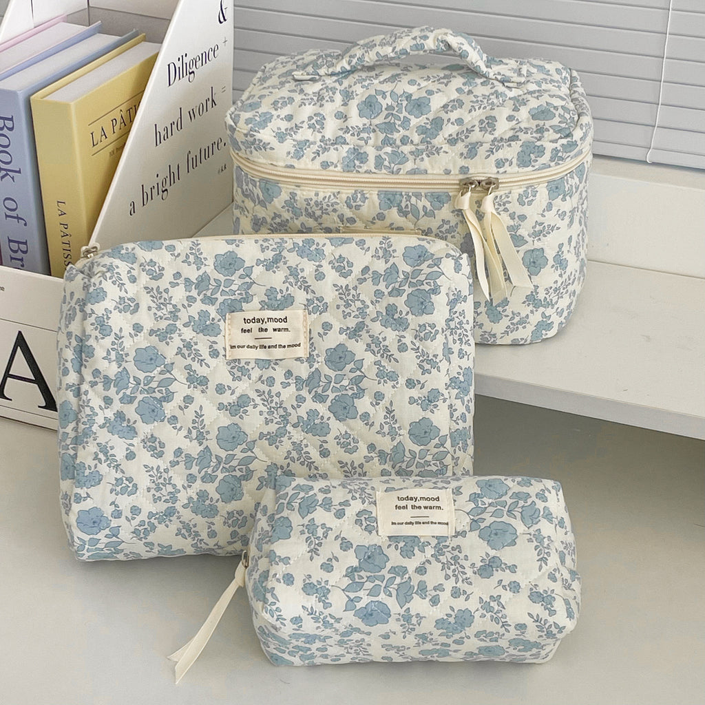 Bow-knot Flower Large-capacity Makeup Bag