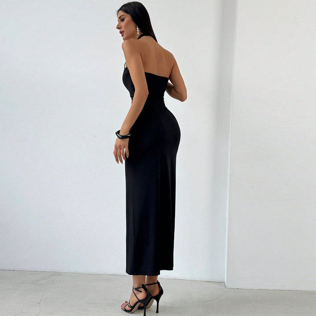 Hip Skirt Sleeveless Long Dress Women Main Image