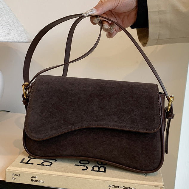 Retro Matte Shoulder Bag For Women Hover Image