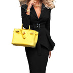 Autumn And Winter New Solid Color Business Suit Skirt Two-piece Set