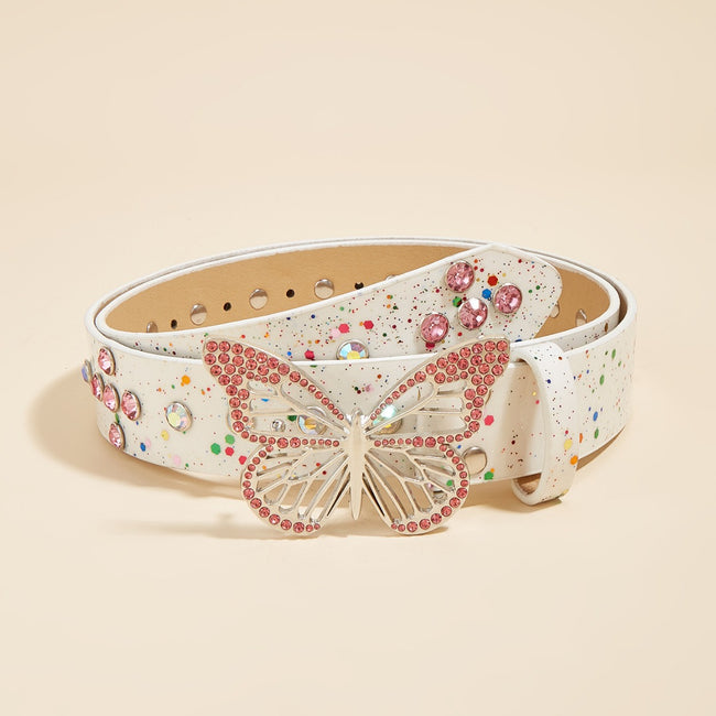 Female Versatile Layered Decorative Rhinestone Belt Main Image
