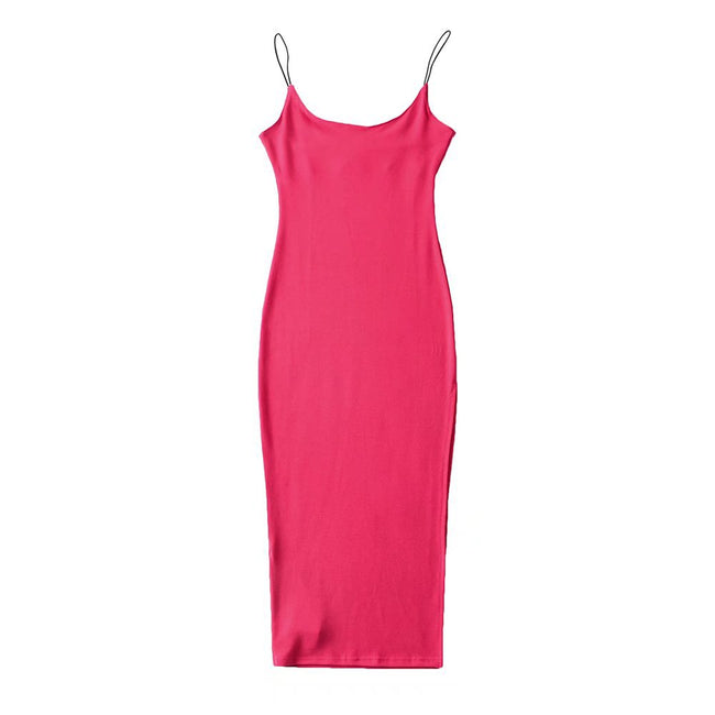 Slim Fit Side Split Dress Women Main Image