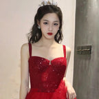 New Sequin Sling High-grade Princess Engagement Dress For Women