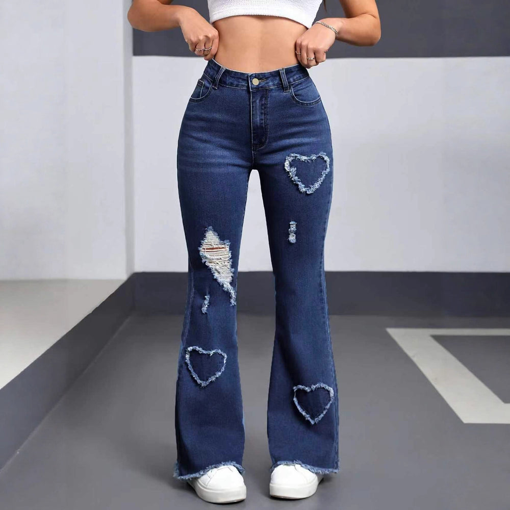 Jeans en jean décontractés et élégants pour femme
