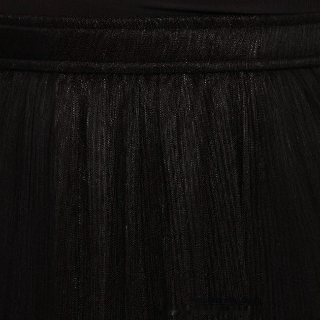 Solid Color Streamer Yarn Skirt Women's Summer High Waist Slimming A- Line Bright Silk Skirt French Style Main Image