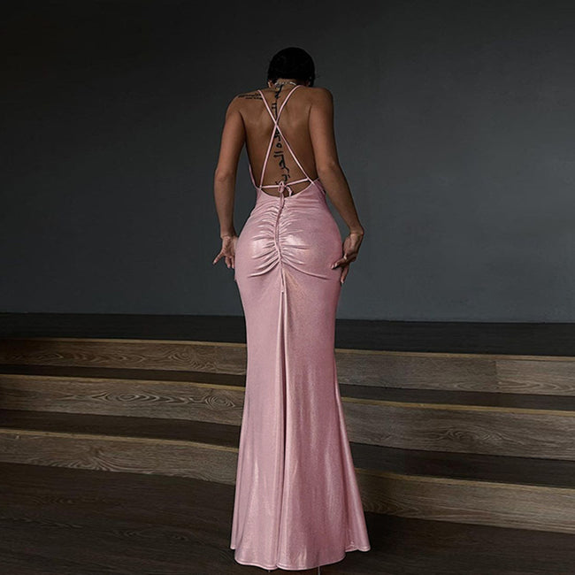 Slim Fit Camisole Gown Dress Women Main Image