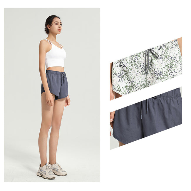 Floral Sports Shorts For Women Main Image
