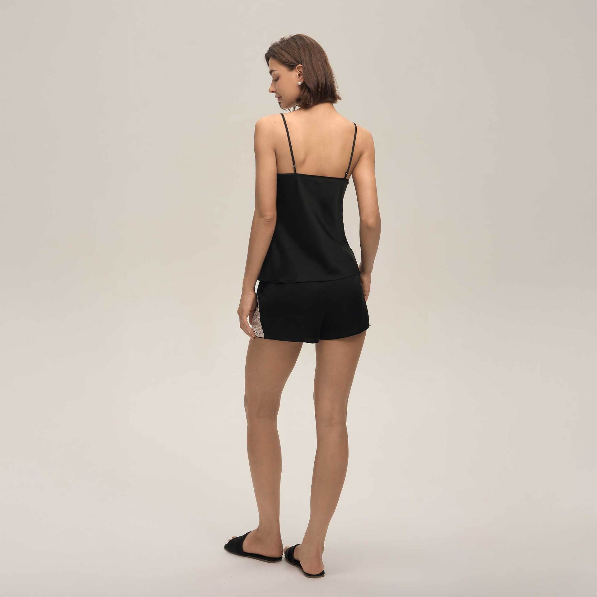 Lace Camisole Shorts Womens Loungewear Casual Set