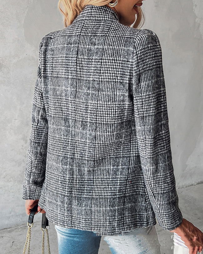 Women's Amazon Solid Color Basic Blazer Main Image