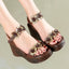 Ethnic Style Summer New High Heel Sandals Women