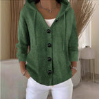 Casual Fashion Hooded Sweater Coat Women