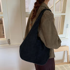 Suede-lined Large-capacity Fashionable Tote Bag For Women