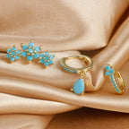 French Style Ear Clip Earings Set For Women