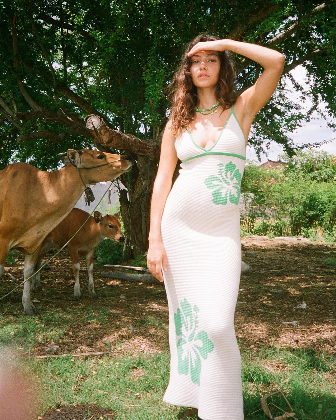 Knitted Strappy Halter V-neck Backless Sexy Dress