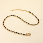 High Sense Waist Chain Metal Lady Versatile Decorative Belt Thin Chain With Skirt Suit Belt Body Chain