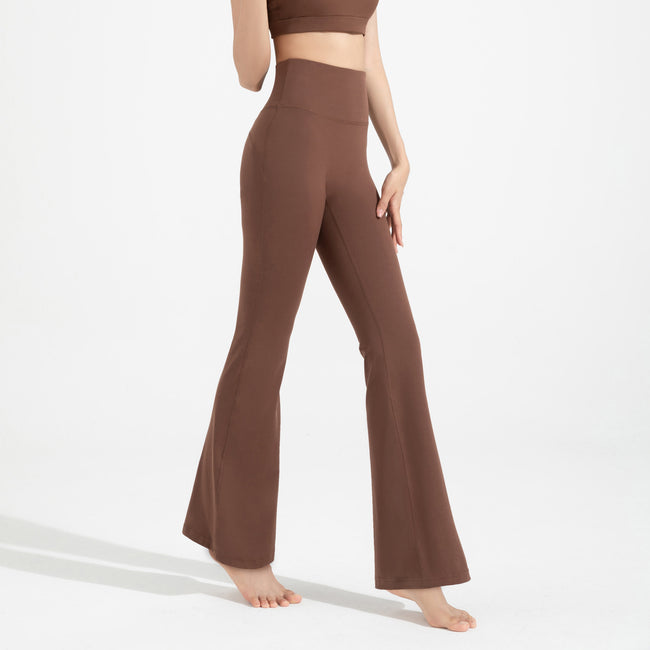 Antibacterial Yoga Bell-bottom Pants Women Lycra Hover Image